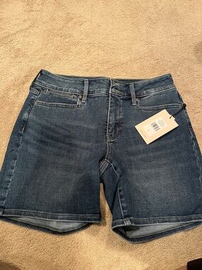 NYDJ Women's Dark Blue Jean Shorts